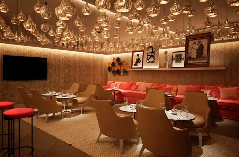 Hilton Tanger City Center Екстер'єр фото The interior of the lounge